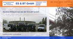 Desktop Screenshot of geruesttechnik-esbt.de